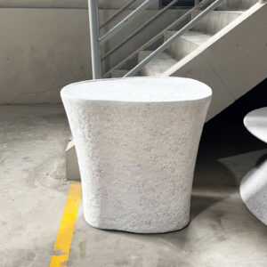 White Stone Shaped Coffee Table