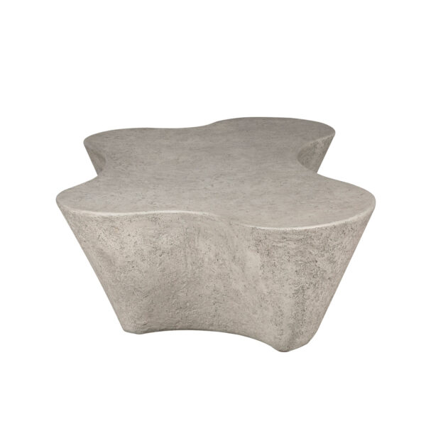 Flower Shaped Concrete Coffee Table