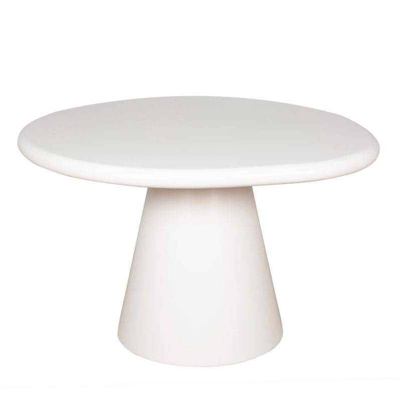 Asymmetrical GFRC Dining Table with Conical Base