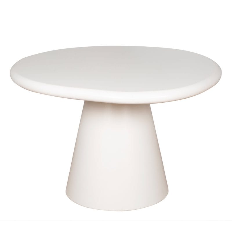 Asymmetrical GFRC Dining Table with Conical Base