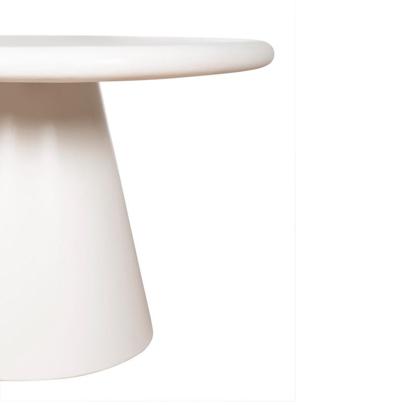Asymmetrical GFRC Dining Table with Conical Base