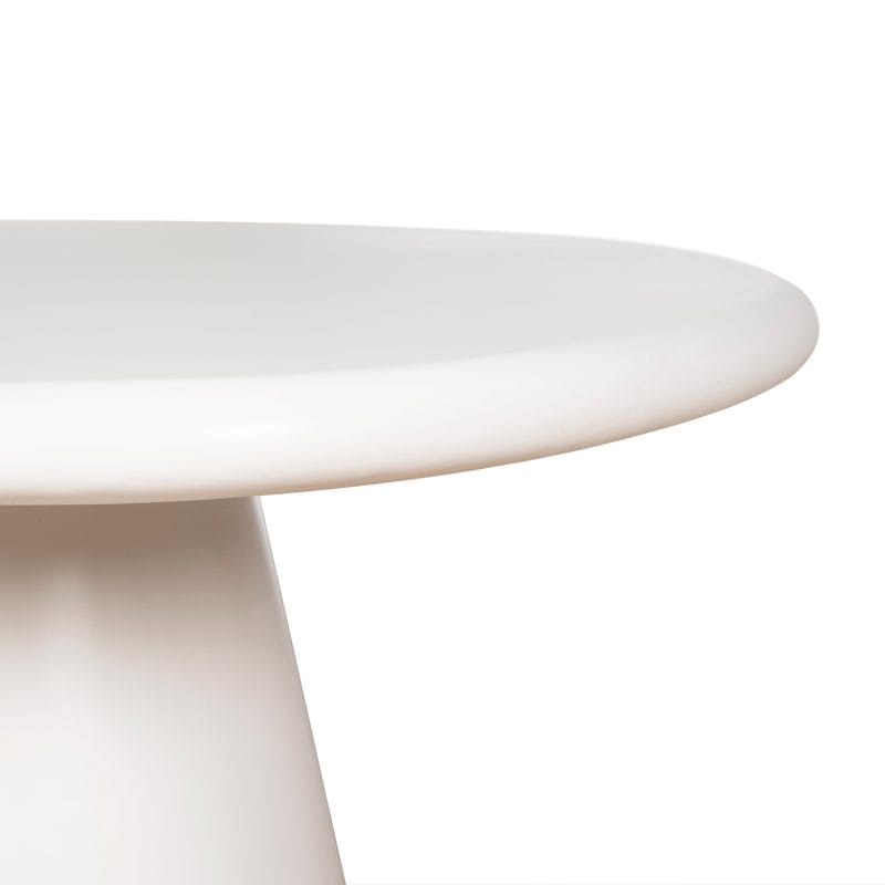 Asymmetrical GFRC Dining Table with Conical Base