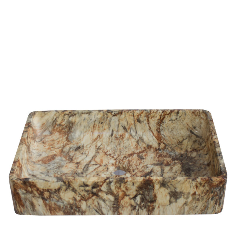 Matt White Lightweight Cement Sink
