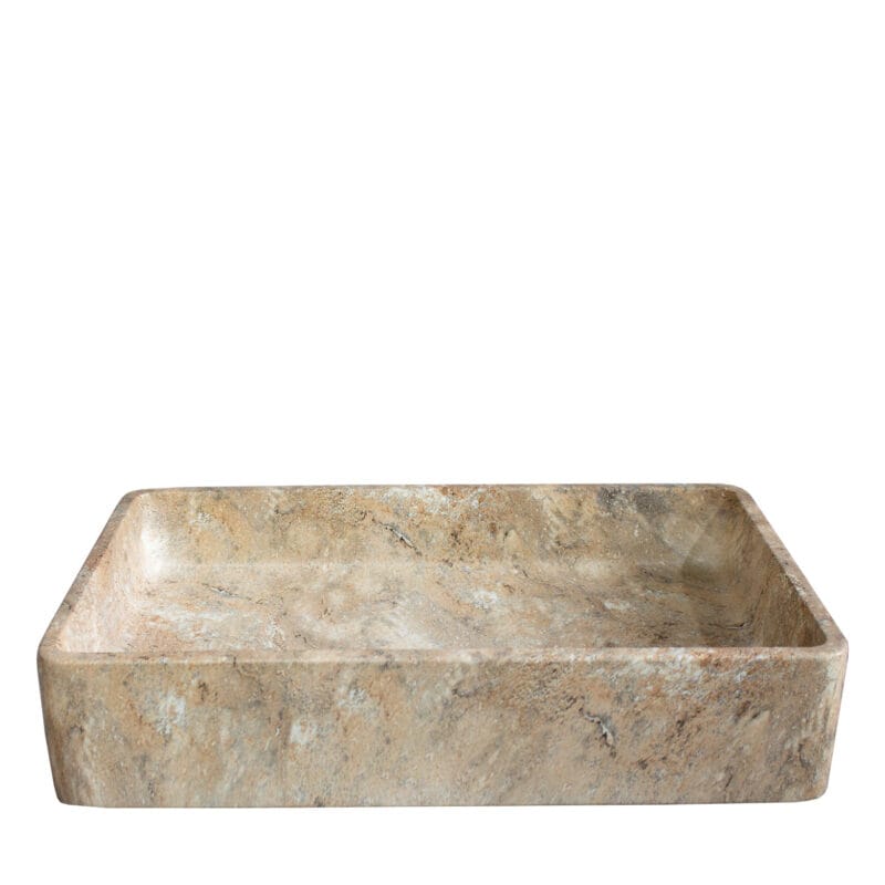 Matt White Lightweight Cement Sink