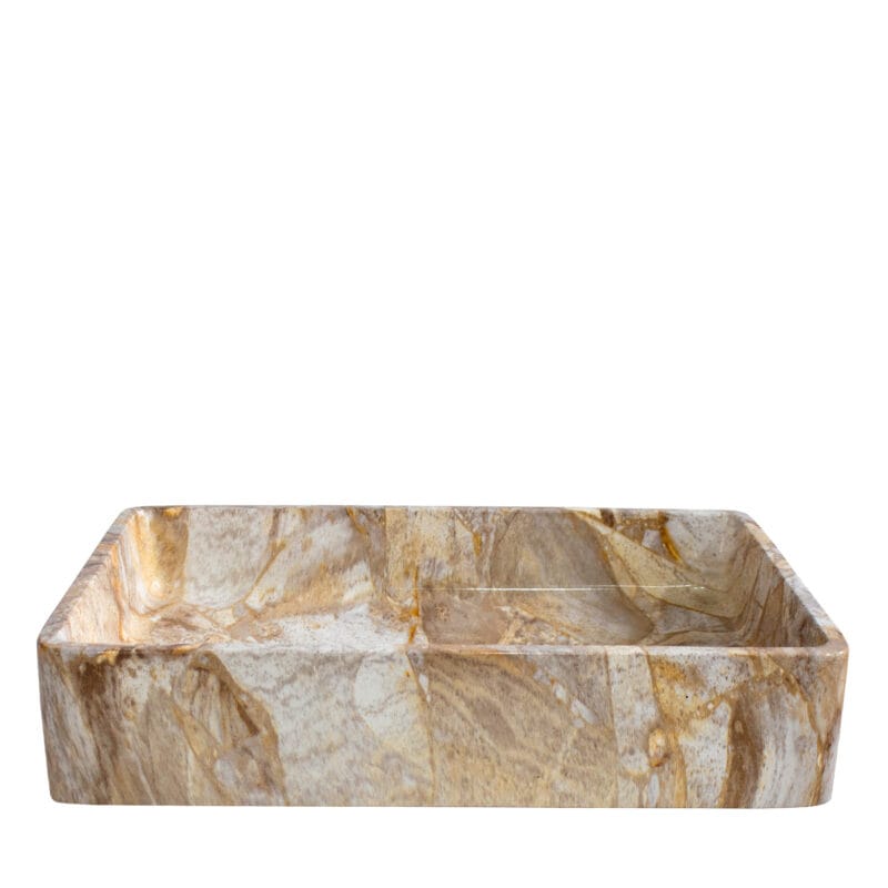 Matt White Lightweight Cement Sink