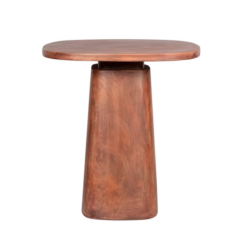 Round GFRC Dining Table with Conical Base
