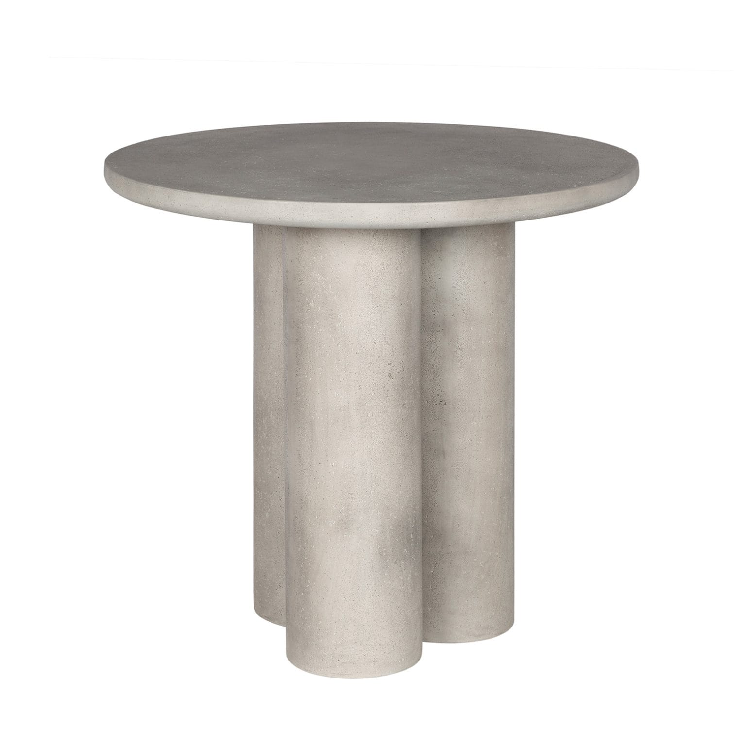 Triple Column GFRC Round Table - Aurora Craft Furniture