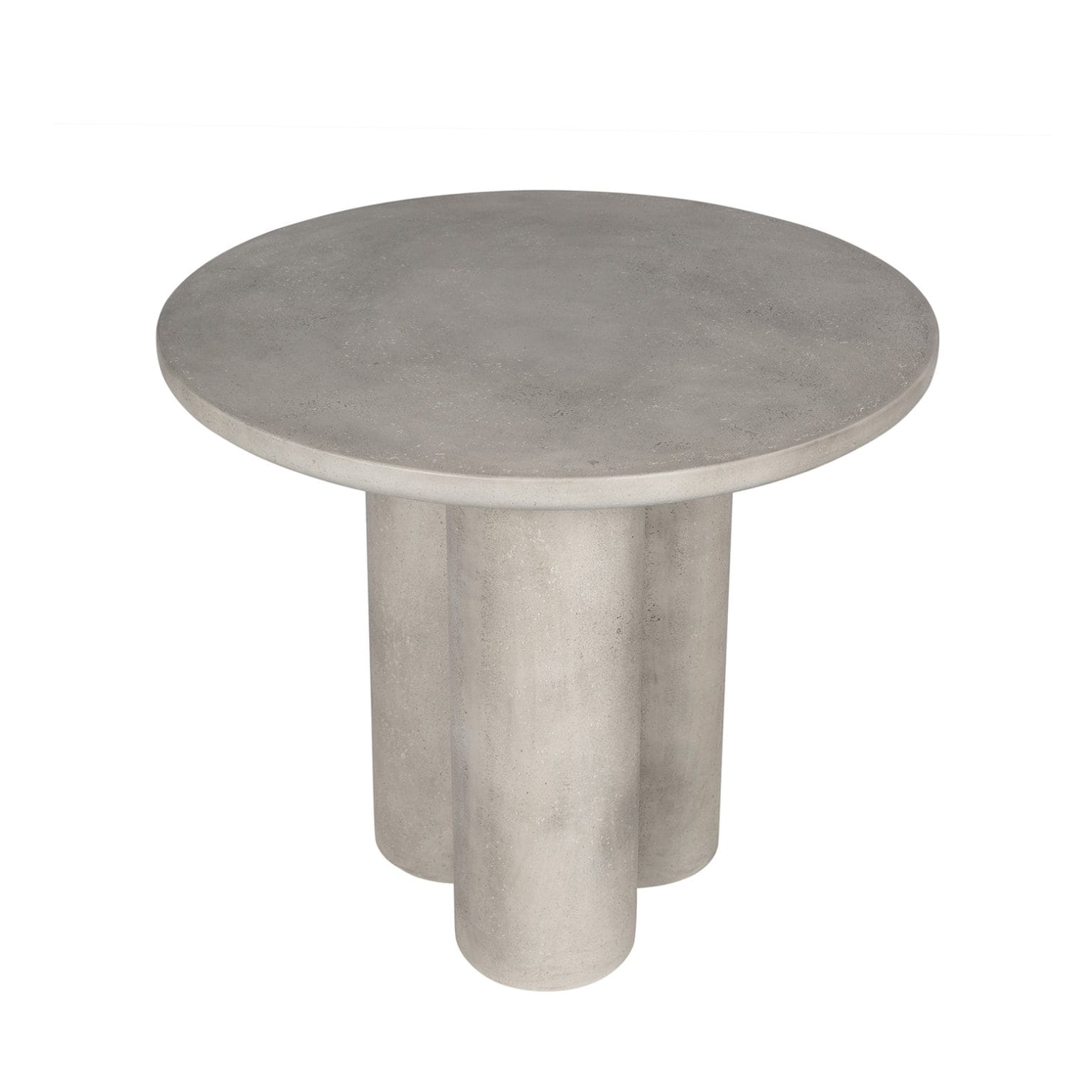Triple Column GFRC Round Table - Aurora Craft Furniture
