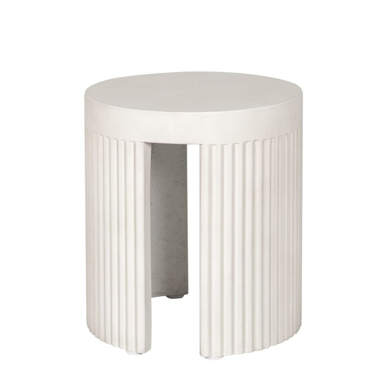 Corinthian Fluted GFRC Stool