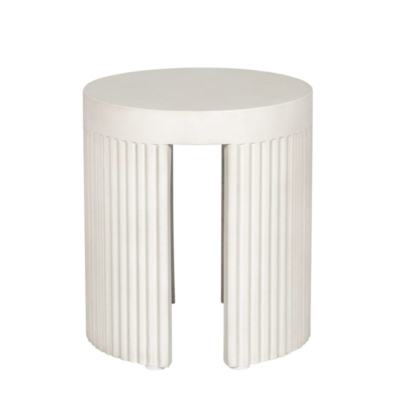 Corinthian Fluted GFRC Stool
