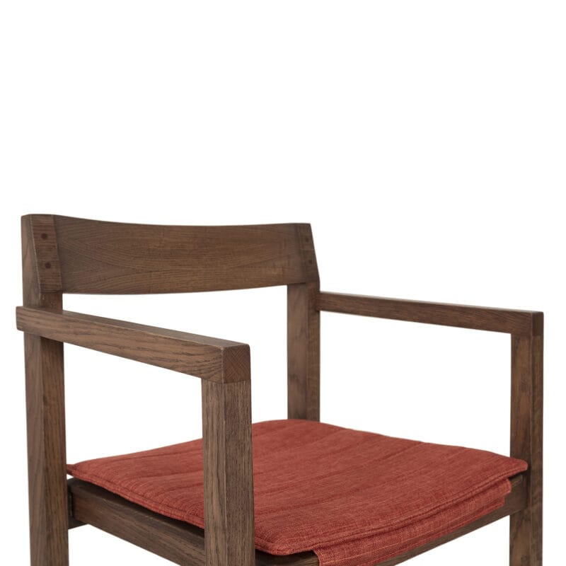 Minimalist Wood and Cushion Dining Chair