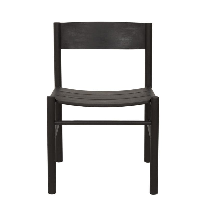 Modern Curved Wood Dining Chair
