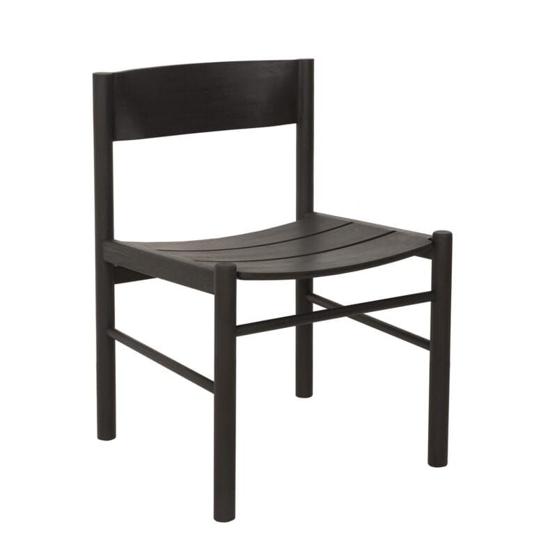 Modern Curved Wood Dining Chair