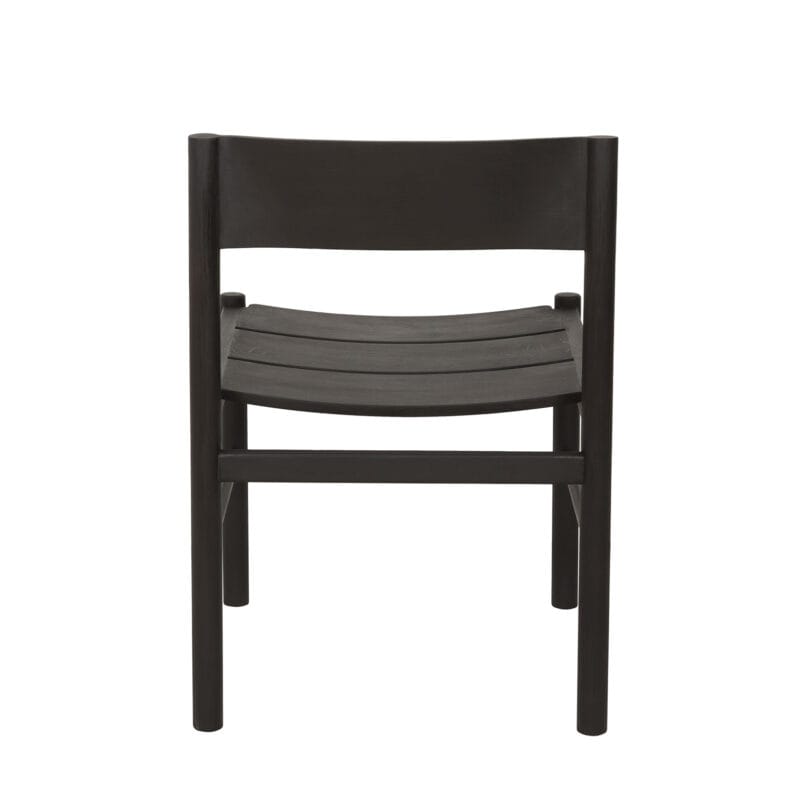 Modern Curved Wood Dining Chair