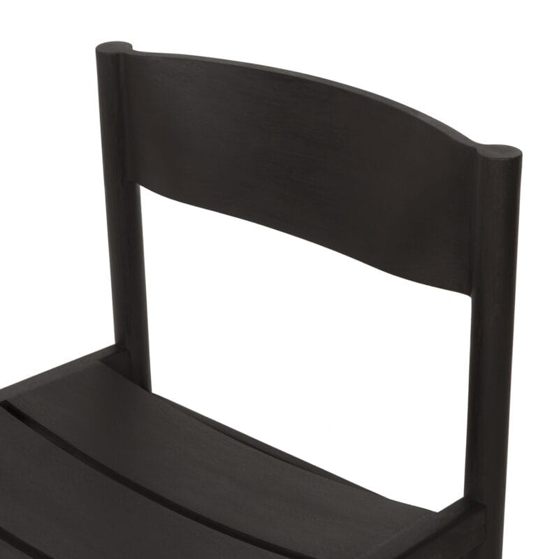 Modern Curved Wood Dining Chair
