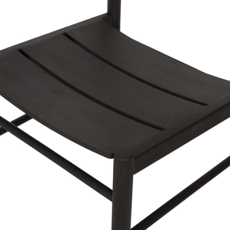 Modern Curved Wood Dining Chair