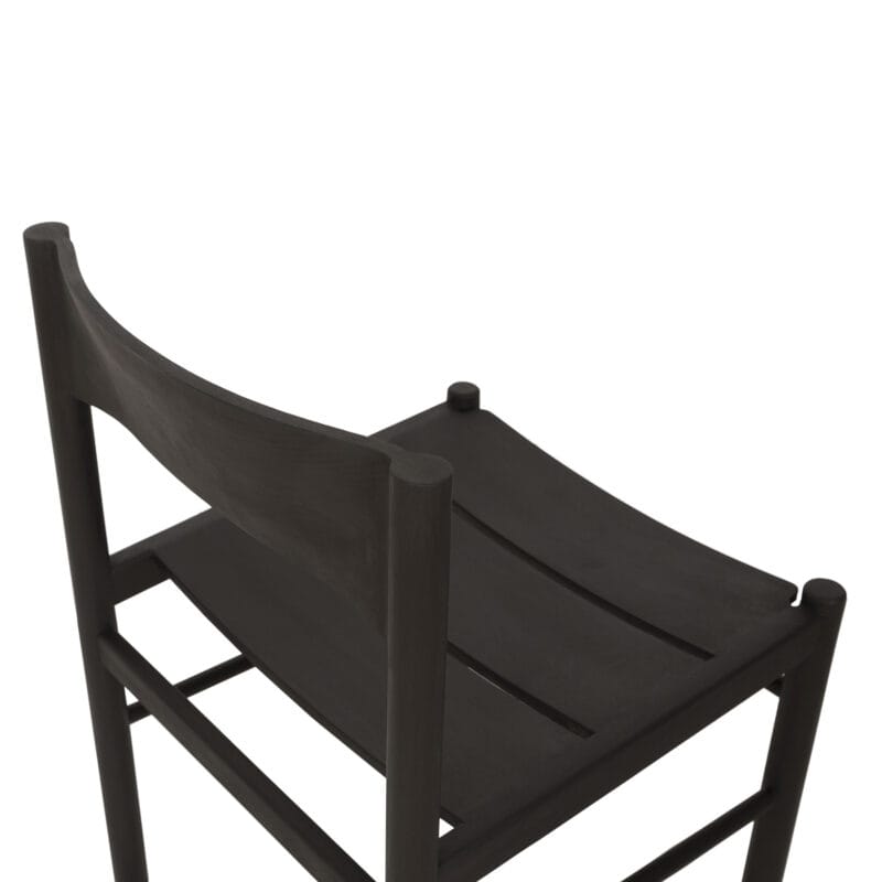 Modern Curved Wood Dining Chair