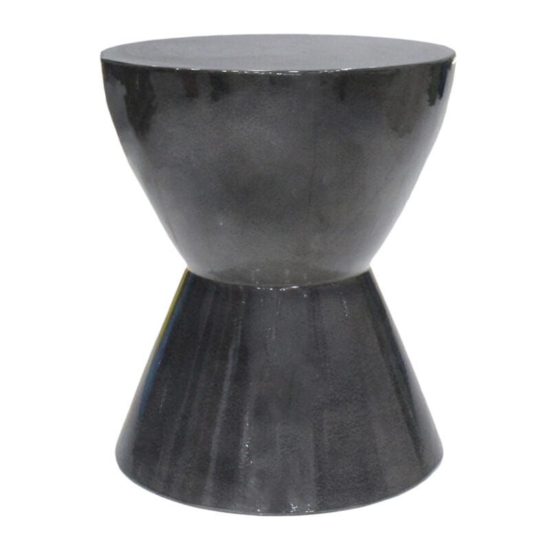 Noir Hourglass GFRC Stool