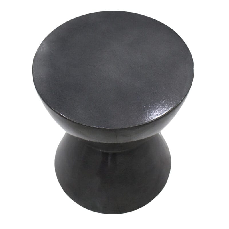 Noir Hourglass GFRC Stool