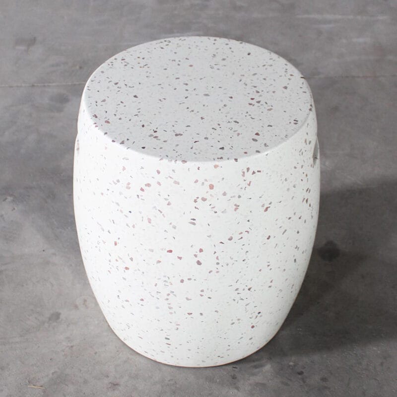 Terrazzo Barrel GFRC Stool