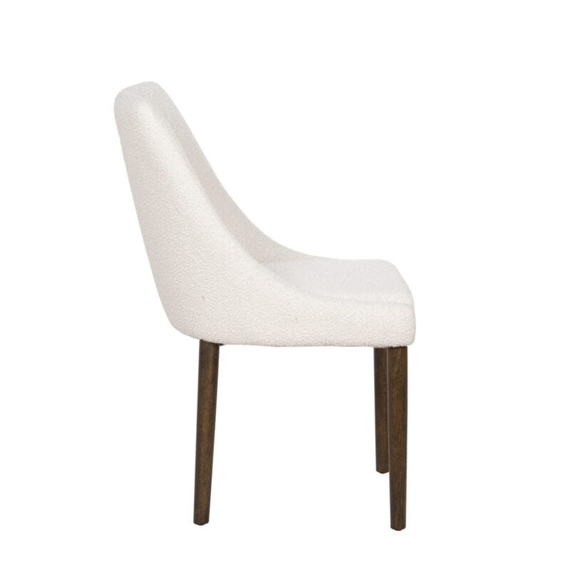 Upholstered Chair with Wooden Legs