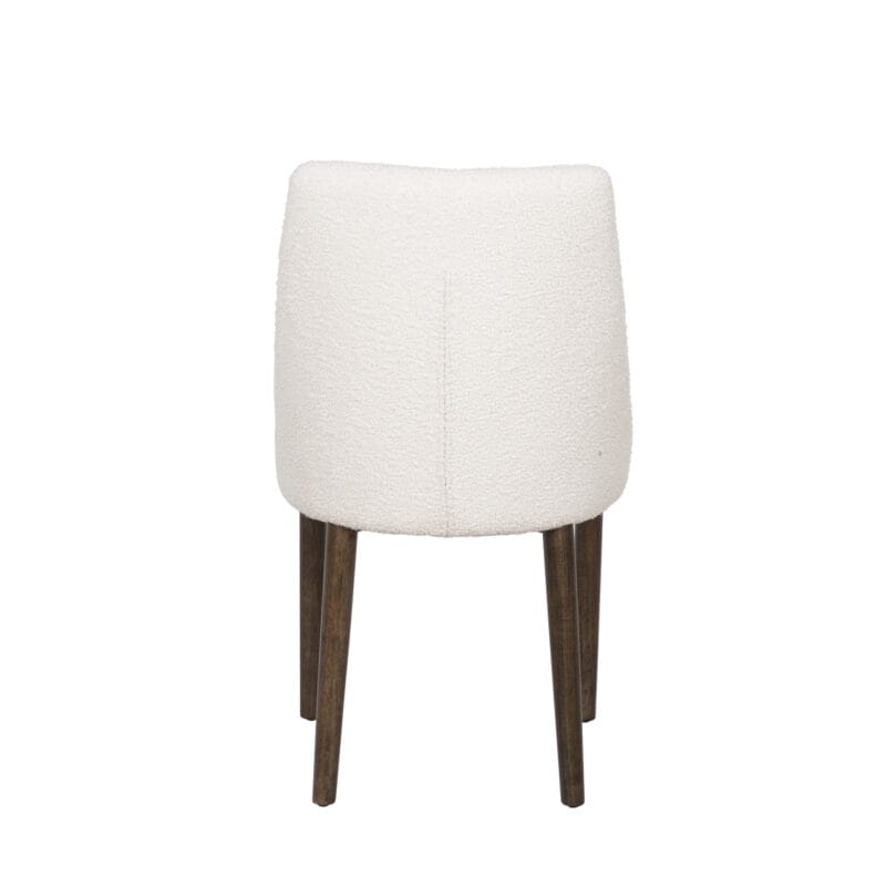 Upholstered Chair with Wooden Legs