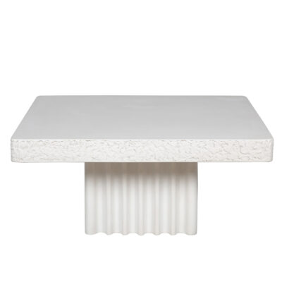 White Square Coffee Table