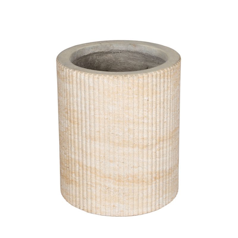 Fluted Round GFRC Stool