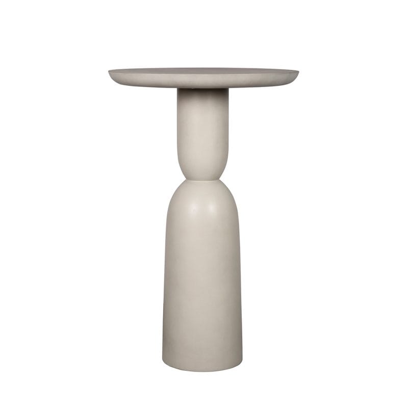 GFRC Bar Table with Dual Rounded Column Base
