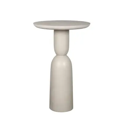 GFRC Bar Table with Dual Rounded Column Base