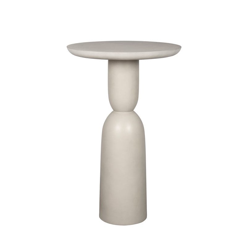 GFRC Bar Table with Dual Rounded Column Base