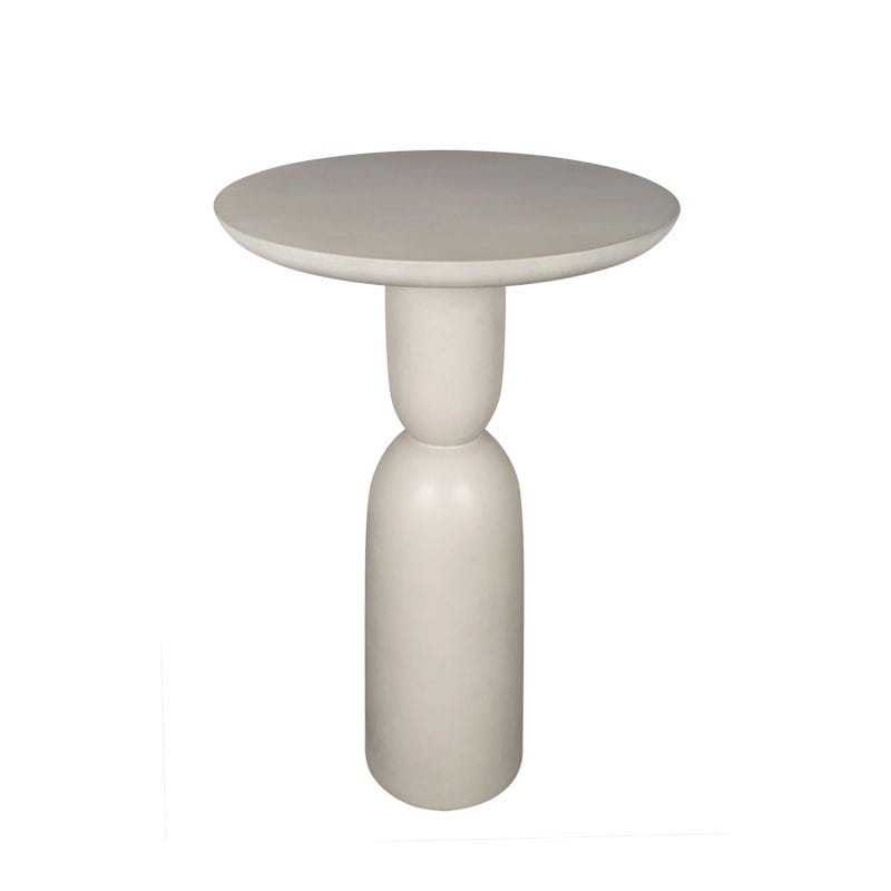 GFRC Bar Table with Dual Rounded Column Base