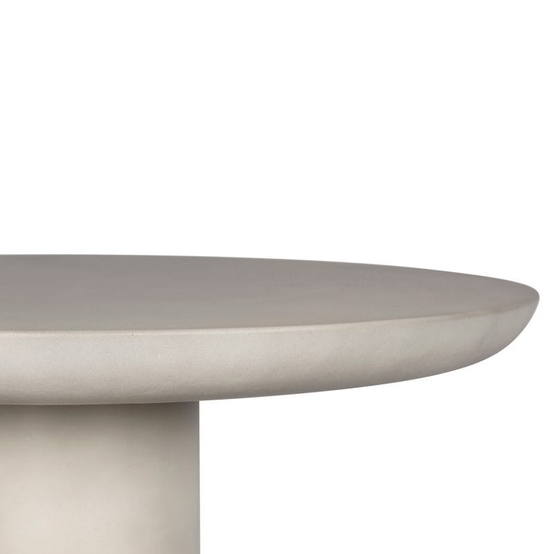 GFRC Bar Table with Dual Rounded Column Base