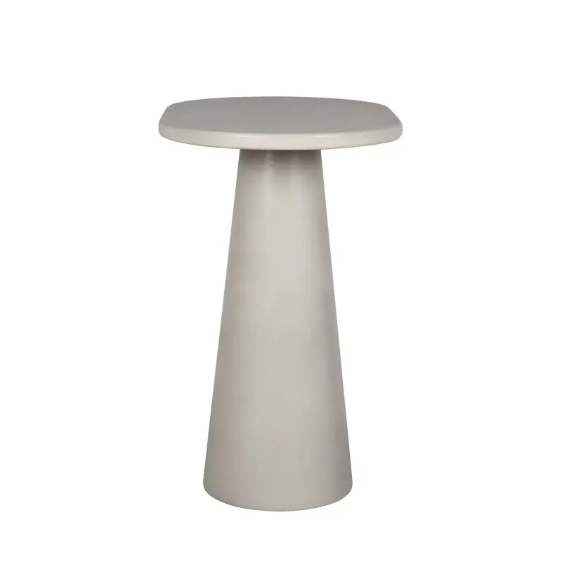 ChatGPT đã nói: GFRC Bar Table with Tapered Cylindrical Base