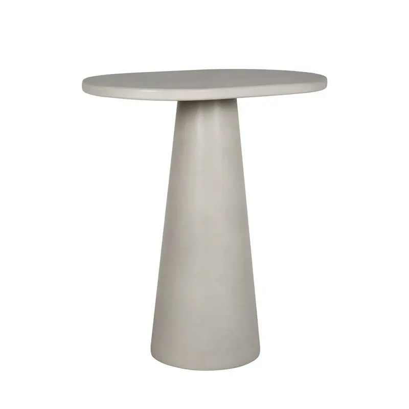 ChatGPT đã nói: GFRC Bar Table with Tapered Cylindrical Base