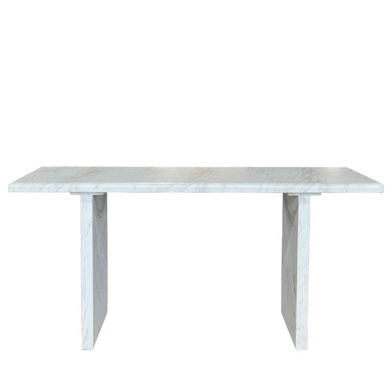 GFRC Console Table with Dual Slab Panel Base