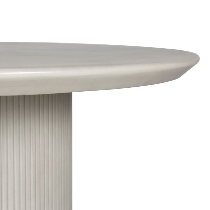 Round Fluted GFRC Dining Table