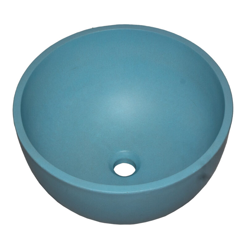 Deep Round GFRC Sink with Structural Bowl Form