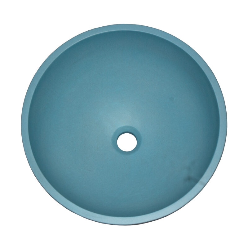 Deep Round GFRC Sink with Structural Bowl Form