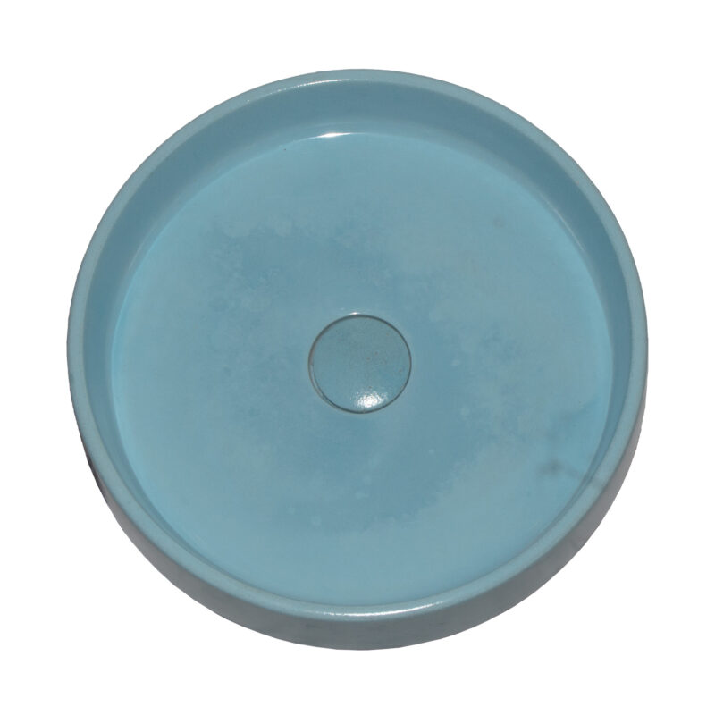 Low Cylindrical GFRC Sink with Balanced Rim Profile