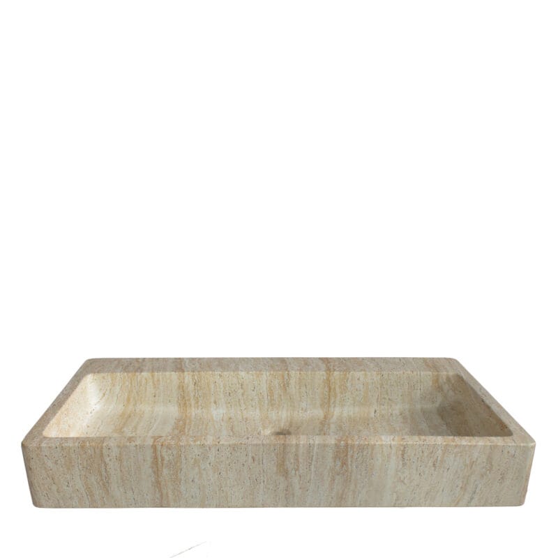 Rectangular GFRC Sink with Linear Basin Form