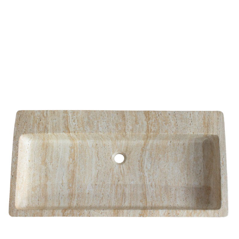 Rectangular GFRC Sink with Linear Basin Form