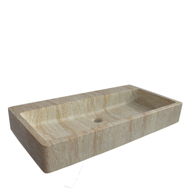 Rectangular GFRC Sink with Linear Basin Form
