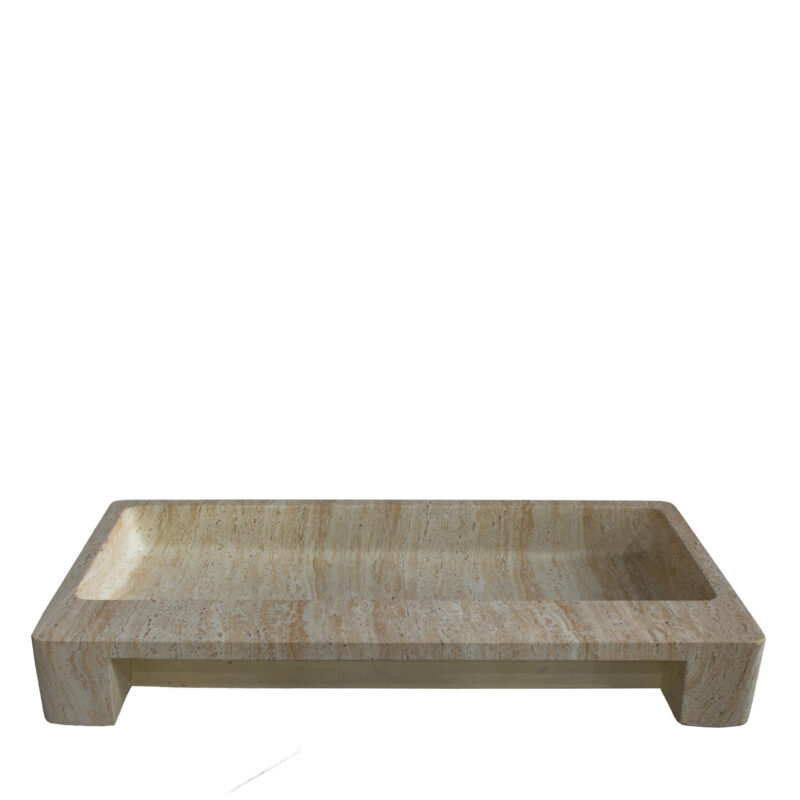 Rectangular GFRC Sink with Linear Basin Form
