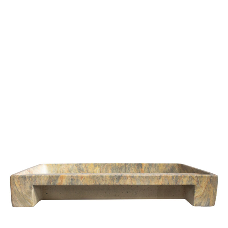 Rectangular GFRC Sink with Textured Stone Finish