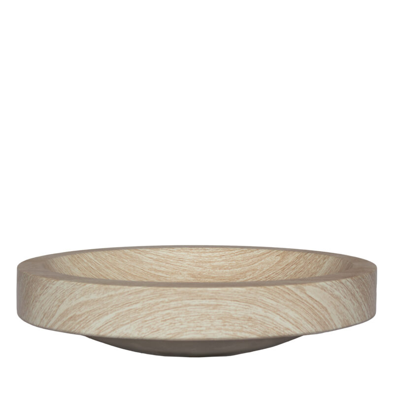 Textured GFRC Sink with Woodgrain Surface Finish
