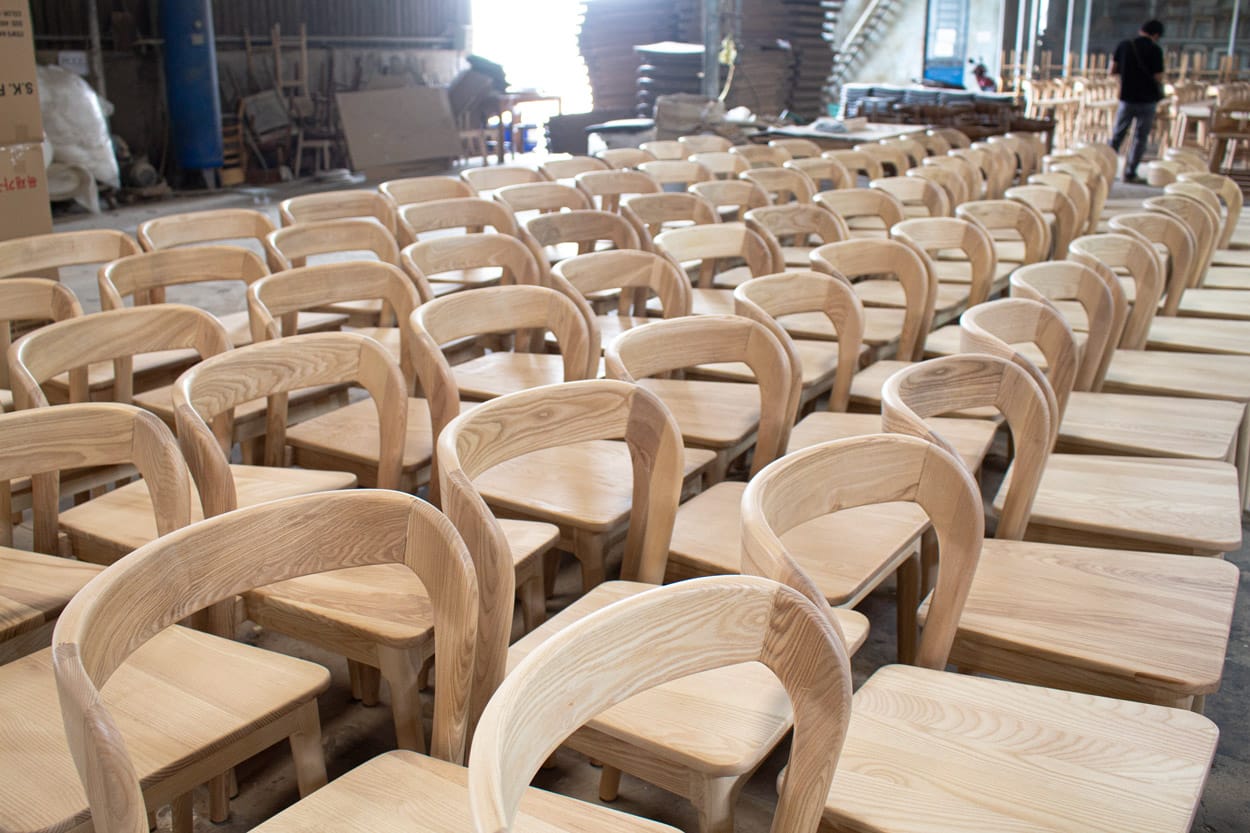 Large-scale furniture production helping reduce custom furniture costs through higher manufacturing efficiency